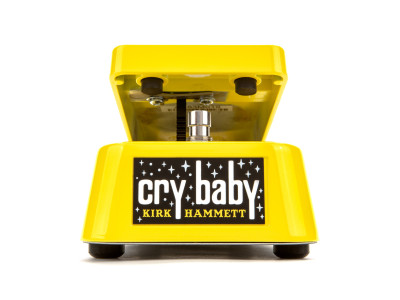 Jim Dunlop KH95Y KIRK HAMMETT CRY BABY WAH YELLOW SPARKLE EDITION 