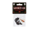 Jim Dunlop L13BP100 LUCKY 13PICK .60MM ASSORTMENT 1 - 6 PACK 