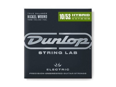 Jim Dunlop DEN1052 NICKEL WOUND ELECTRIC GUITAR STRINGS 10-52 