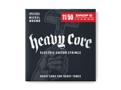 Jim Dunlop DHCN1150 HEAVY CORE ELECTRIC GUITAR STRINGS 11-50 