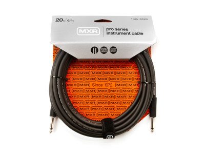 MXR DCIX20 MXR 20 FT PRO SERIES INSTRUMENT CABLE - STRAIGHT / STRAIGHT 