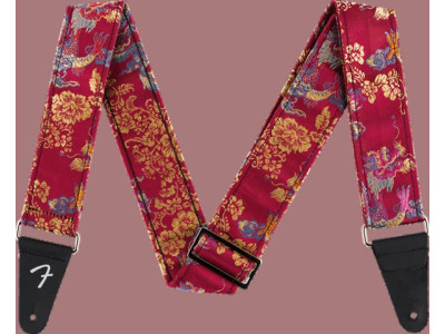 Fender SATIN DRAGON STRAP Wine 
