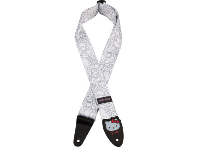 Fender PRIBOR x Hello Kitty White Poly Strap White 