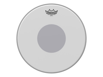 Remo Controlled Sound Coated Black Dot Drumhead - Bottom Black Dot, 14