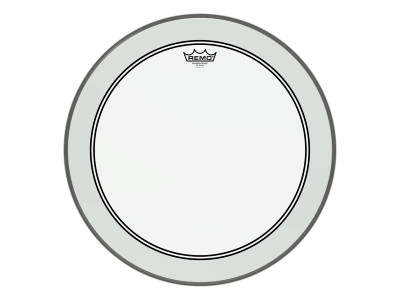 Remo Powerstroke P3 Clear Bass Drumhead, 22" 