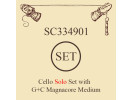 Larsen Strings Original/Magnacore Cello 4/4 Combi-Set Strings 