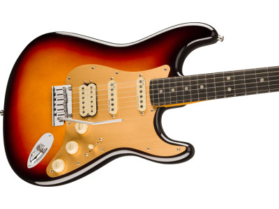 Fender American Ultra II Stratocaster HSS, Ebony Fingerboard, Ultraburst Fender American Ultra II Stratocaster HSS, Ebony Fingerboard, Ultraburst