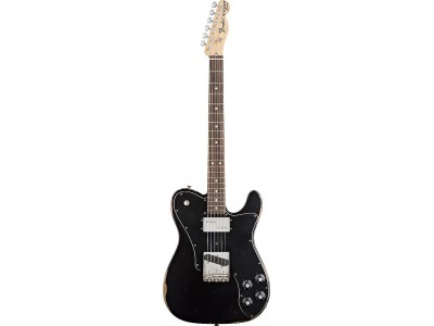 Fender Road Worn '72 Telecaster Custom - RW - Black ** ROAD WORN 72 Telecaster Custom - RW - Black