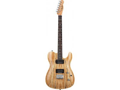 Fender Special Edition Custom Spalted Maple Tele Rosewood Fretboard. Natural 