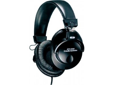 Audio-Technica AT ATH-M30 monitorske dinamicke 65L slusalice sa 3.5mm prikljuckom Audio-Technica AT ATH-M30 monitorske dinamicke 65L slusalice sa 3.5mm prikljuckom