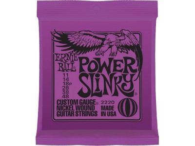 Ernie Ball P02220 POWER SLINKY NICKEL WOUND 11-48 