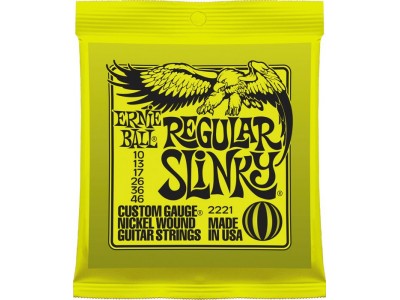 Ernie Ball P02221 REGULAR SLINKY NICKEL WOUND 10-46 