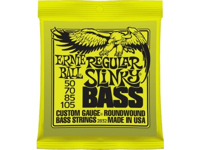 Ernie Ball P02832 REGULAR SLINKY NICKEL WOUND 50-105 