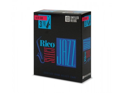 Rico Reeds Rico Select Jazz Unfiled Alto Saxophone RRS10ASX3M 