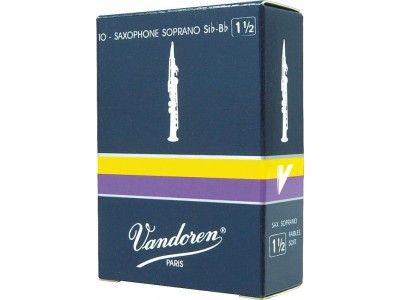 Vandoren Soprano Sax Reeds - Strength 1 SR201 