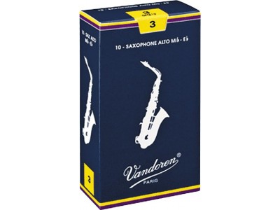 Vandoren Alto Saxophone Reeds - Strength 3 SR213 