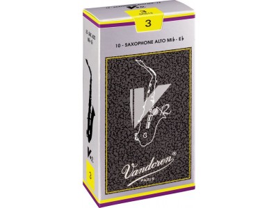Vandoren V12 Alto Saxophone Reeds - Strength 2.5 SR6125 