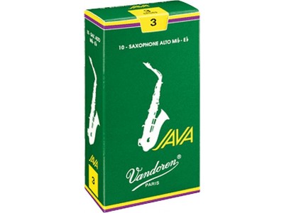 Vandoren Java Alto Saxophone Reeds - Strength 2.5 SR2625 Vandoren Java Alto Saxophone Reeds - Strength 2.5 SR2625
