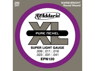 D'Addario EPN120 SET ELEC GTR NICKEL SUP LITE D'Addario EPN120 SET ELEC GTR NICKEL SUP LITE