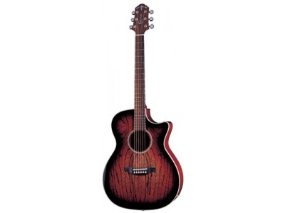 Crafter JTE 100CEQ/DBS - Ashwood Top. Dark Brown Sunburst. Sim body. Mahogany B&S 