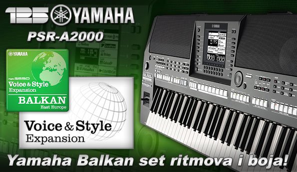 Yamaha PSR-A2000 aranžerska klavijatura