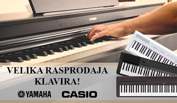 Rasprodaja Yamaha i Casio