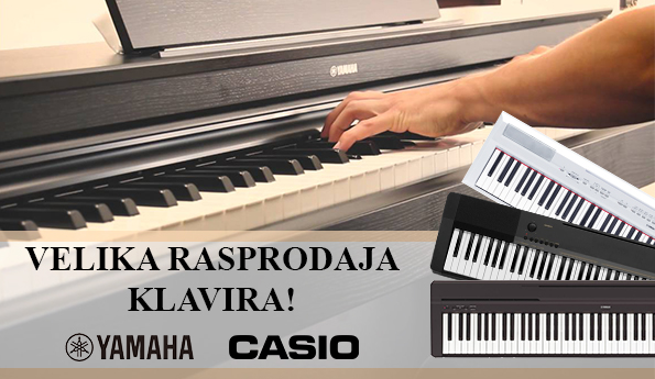 Rasprodaja Yamaha i Casio