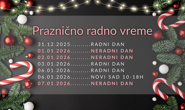 Radno Vreme Novogodišnji praznici
