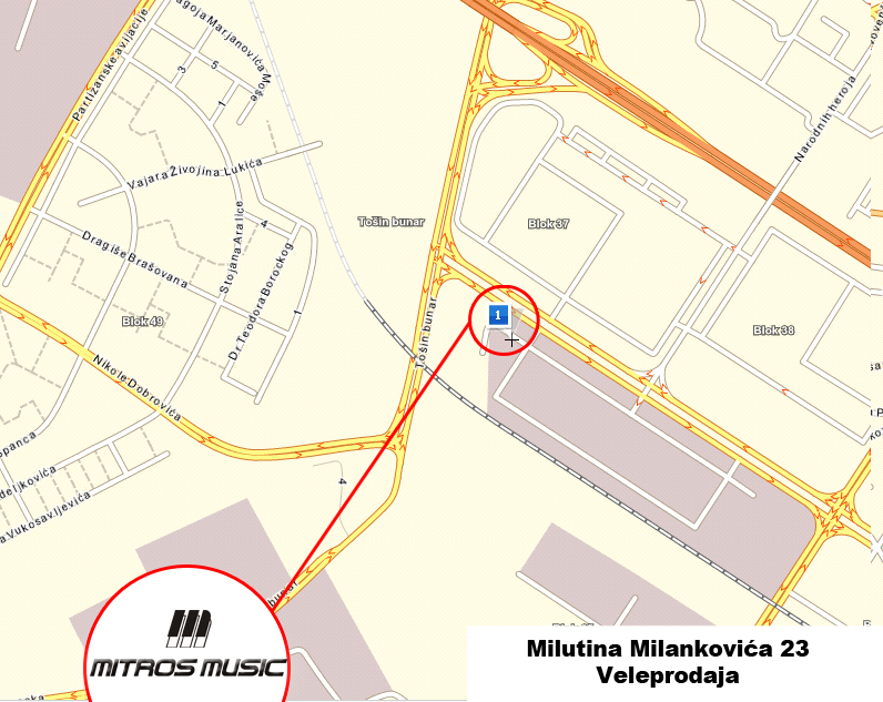 milutina milankovica beograd mapa Prodaja muzičkih instrumenata Beograd, Novi Sad, Niš milutina milankovica beograd mapa